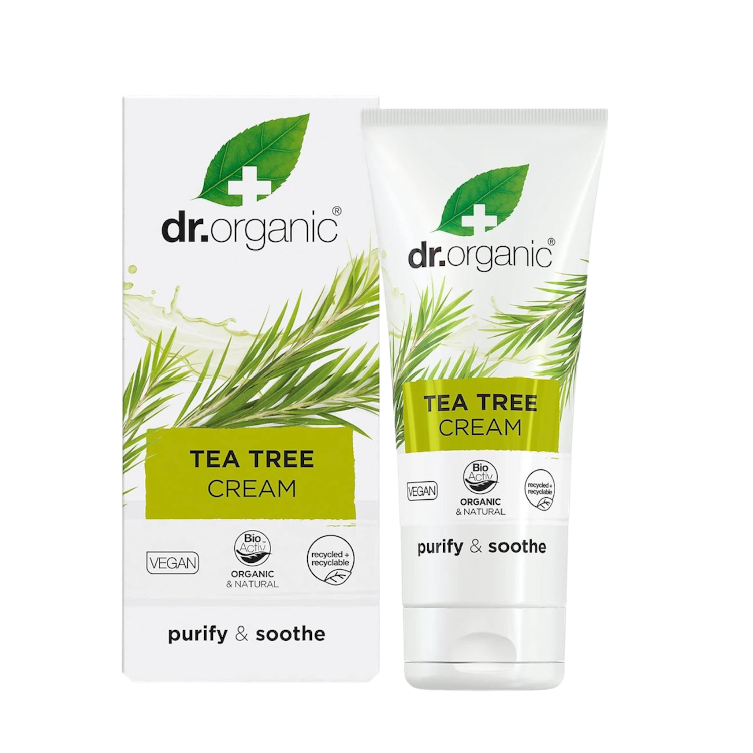 Dr organic tea tree cream کرێمی داری چای دکتۆر ئۆرگانیک