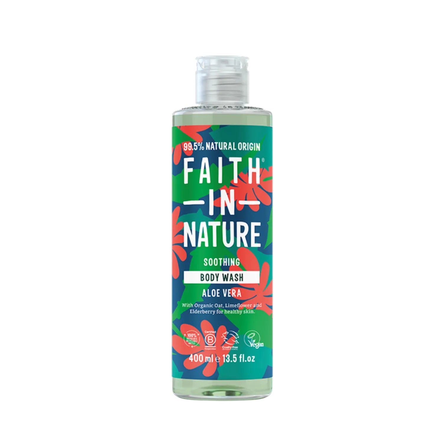 Faith in nature soothing alovera body wash بەدی وەش ی نەرمکەری ئەلۆڤێرا