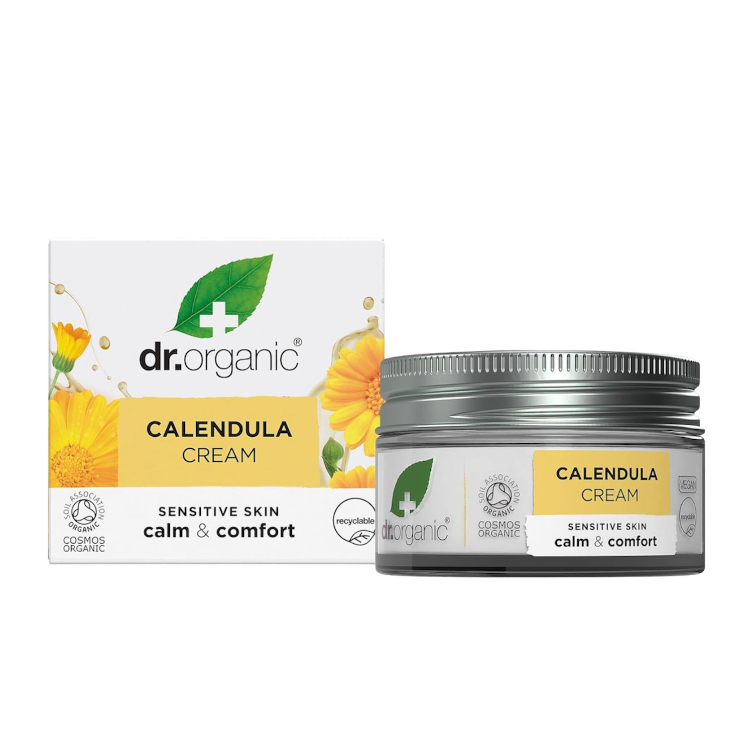 Dr organic calendula cream شێدارکەرەوەی کالیندولای دکتۆر ئۆرگانیک