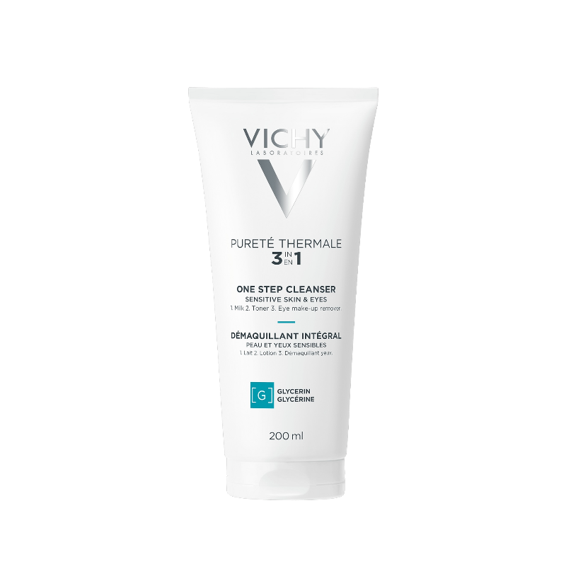 Vichy purete Thermale 3-In-1 One Step Cleanser  پاکەرەوەی شیری 3-1 ی ڤیچی