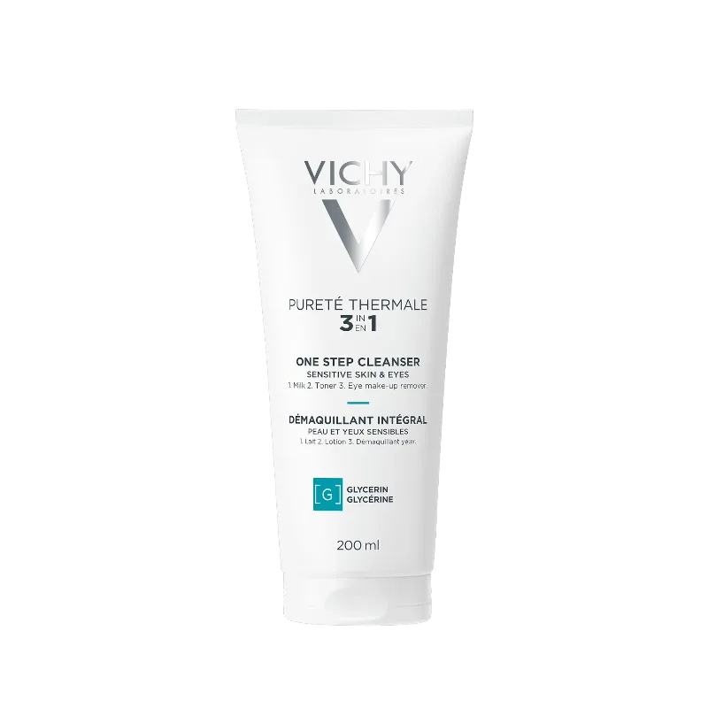 Vichy purete Thermale 3-In-1 One Step Cleanser  پاکەرەوەی شیری 3-1 ی ڤیچی