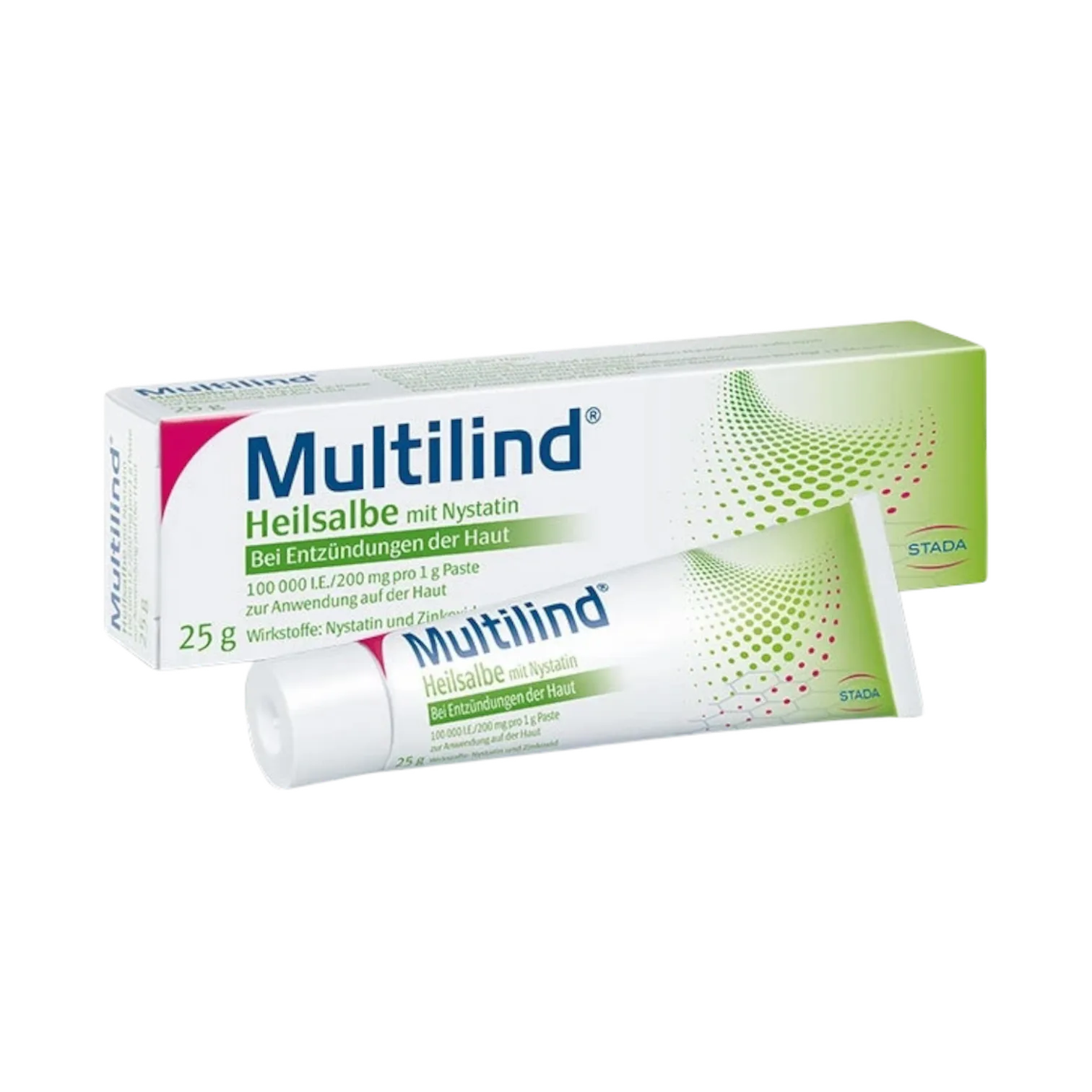 Multilind Healing Ointment With Nystatin 50 g کرێمی چاکەرەوەی موڵتیلیندی پێستی منداڵ