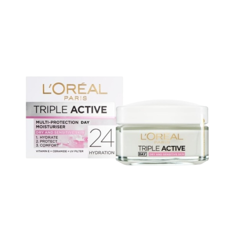 Loreal triple active day moisturizer شێدارکەرەوەی لۆریاڵ