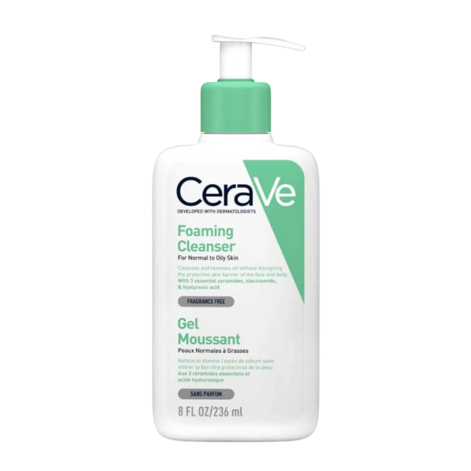 Cerave foaming gel cleanser غسولی سێراڤی جێڵی کەف