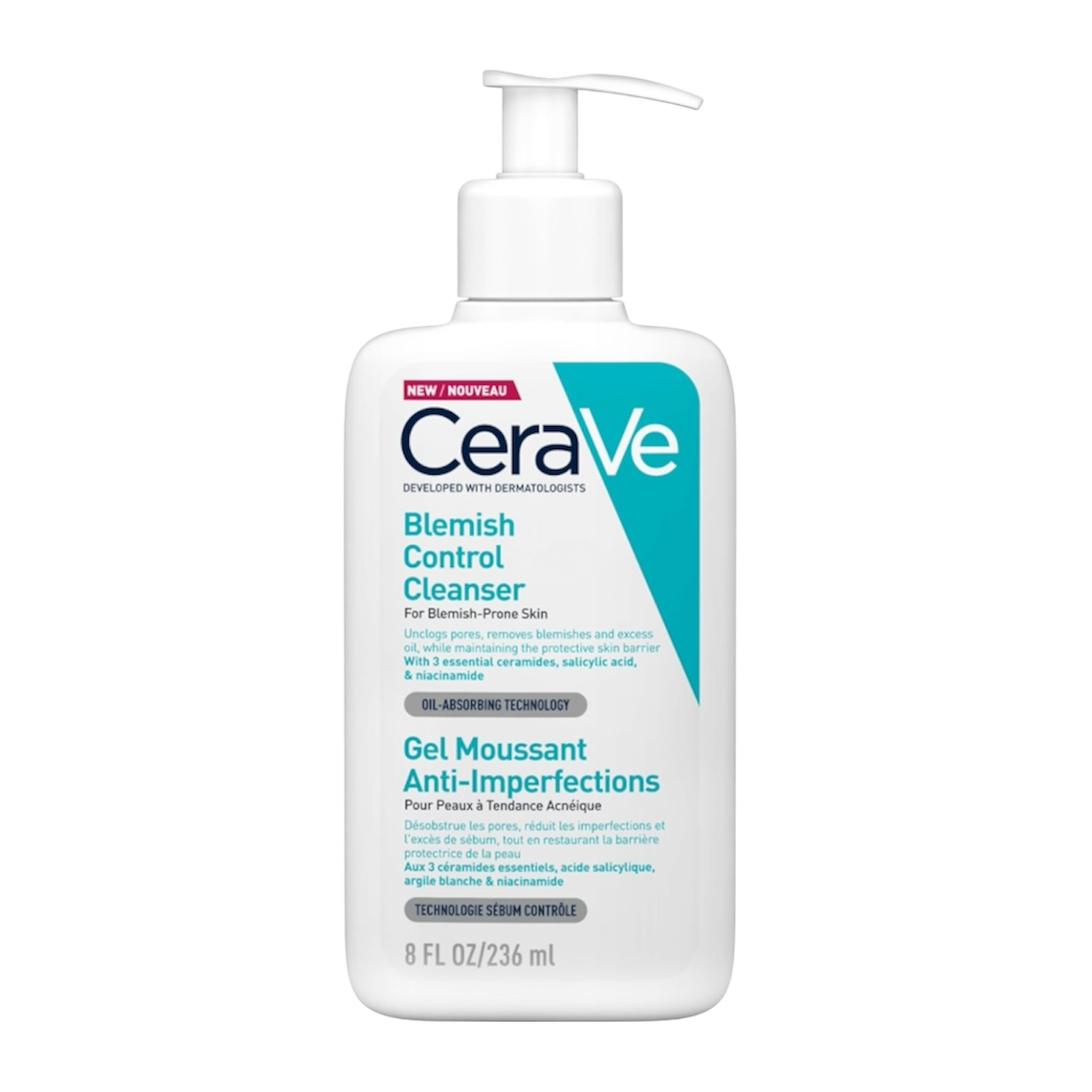 Cerave blemish control cleanser غسولی سێراڤی کۆنترۆڵکەری زیپکە