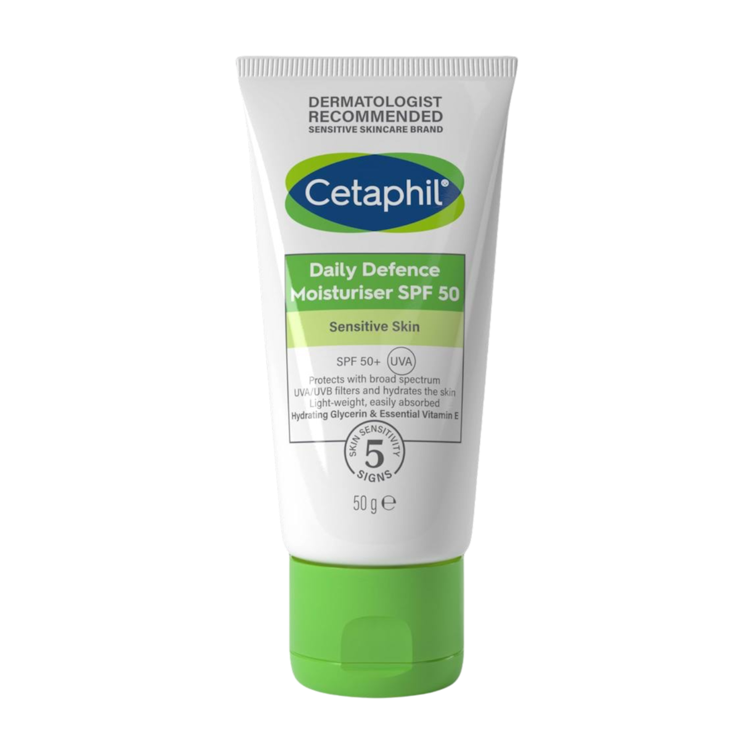 Cetaphil daily defence moisturizer spf50 شێدارکەرەوەی چاککەرەوەی ڕۆژی سێتافیل  