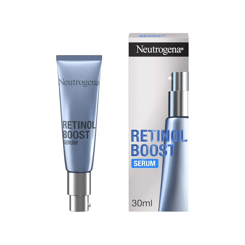 Neutrogena Retinol Boost+ Intense Night Serum (Unscented) سیرەمی شەوانەی ڕیتینۆڵی نیوترۆجینە لە تیوبدا