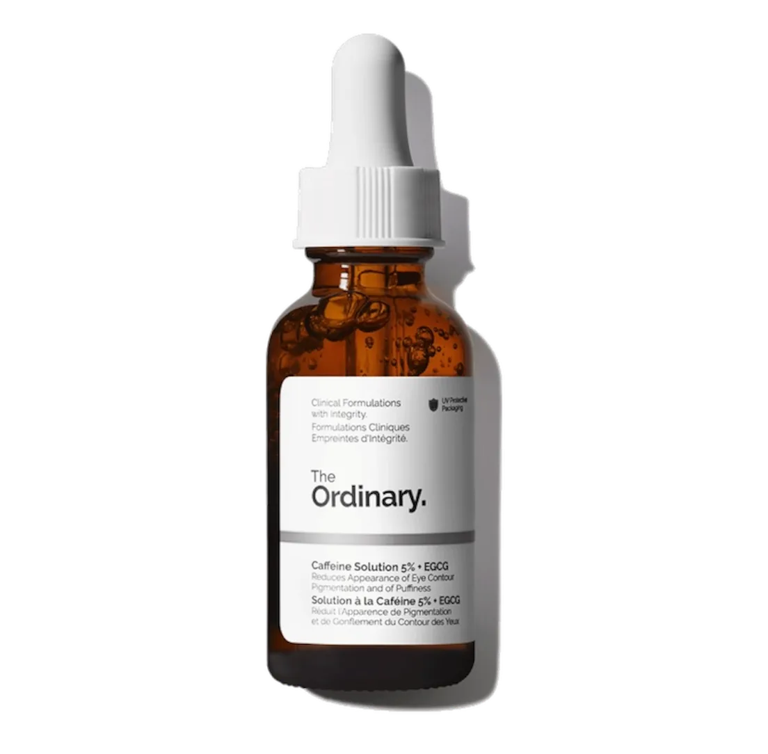 The ordinary caffeine solution serum سیرەمی کافێین سۆڵوشنی ئۆردینەری بۆ دەوری چاو