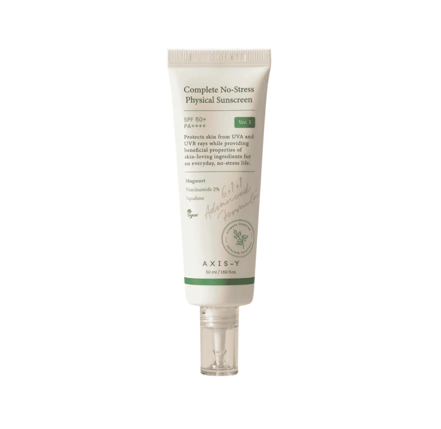 AXIS-Y - Complete No-Stress Physical Sunscreen (V3) OTC Version دژەخۆری فیزییایی ئەکسسوای