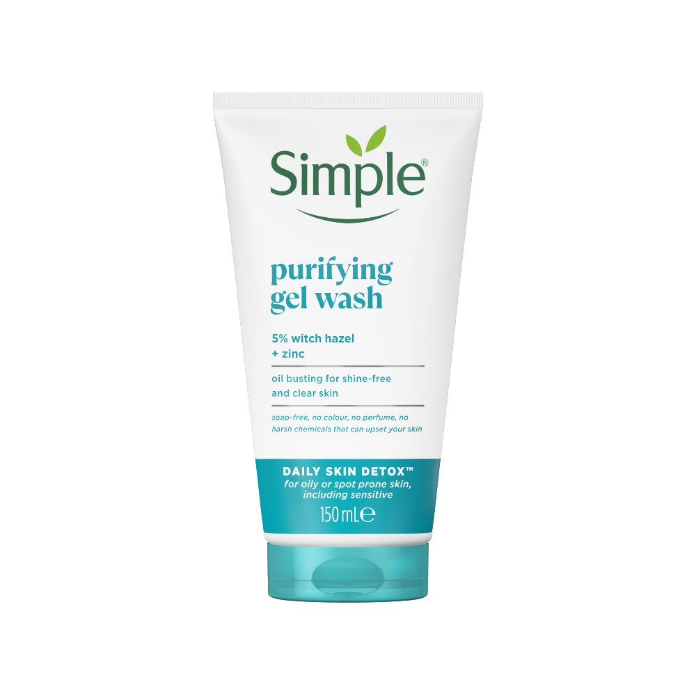 Simple Daily Skin Detox Purifying Gel Facial Wash غسولی جێڵی پیوریفای سمپڵ