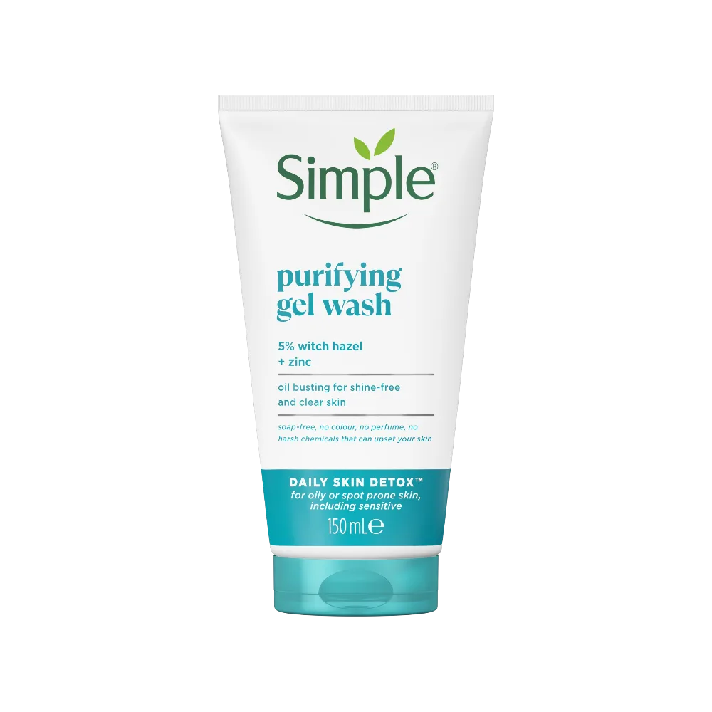 Simple Daily Skin Detox Purifying Gel Facial Wash غسولی جێڵی پیوریفای سمپڵ
