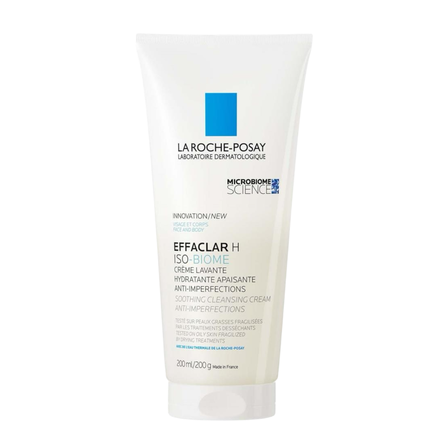 La roche-posay effaclar H iso-biome cleanser غسولی ئیفاکلەر ئێچ ی ئایزۆی لارۆش پۆزەی