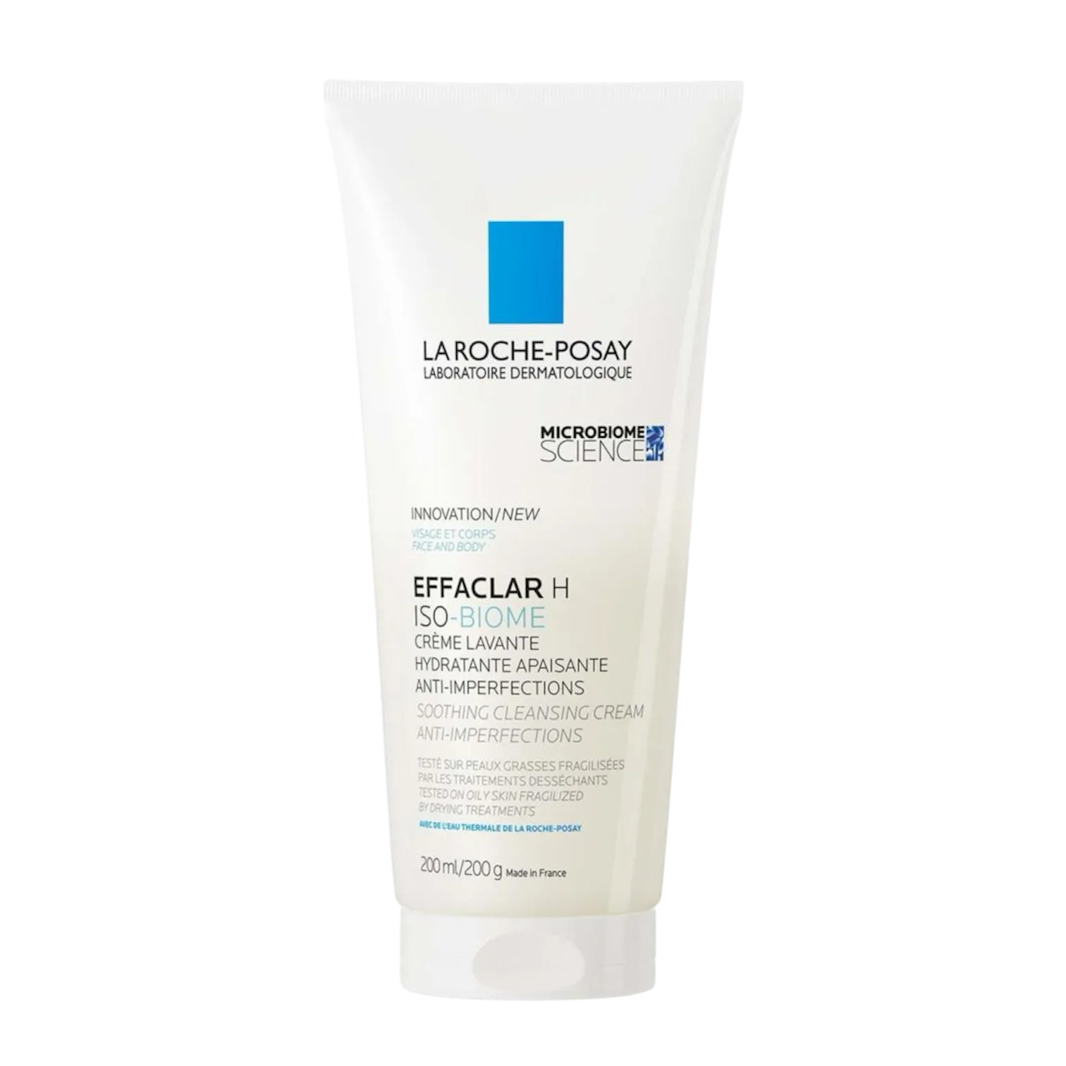 La roche-posay effaclar H iso-biome cleanser غسولی ئیفاکلەر ئێچ ی ئایزۆی لارۆش پۆزەی