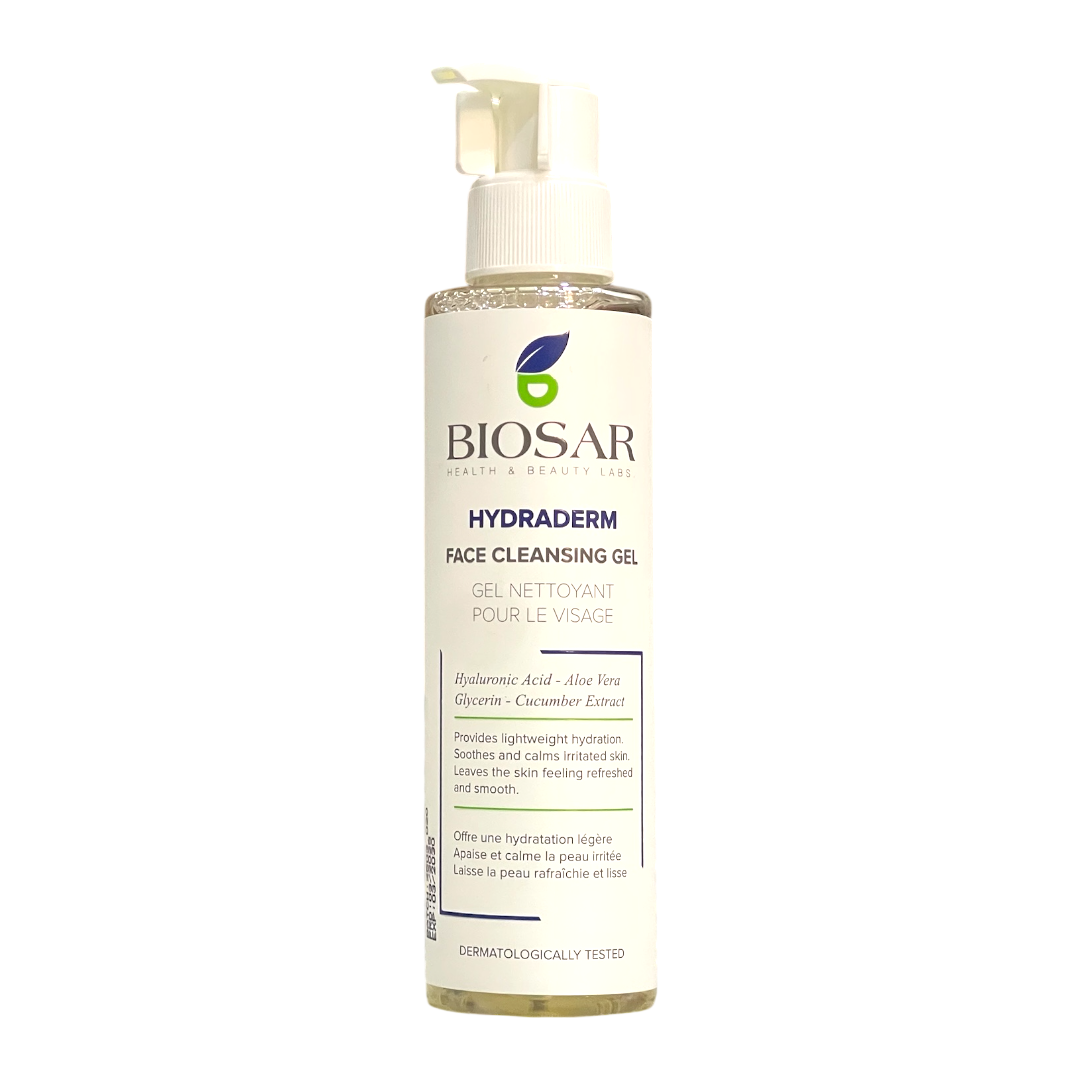 Biosar hydraderm face cleansing gel غسولی هایدرادێرمی بایۆسار