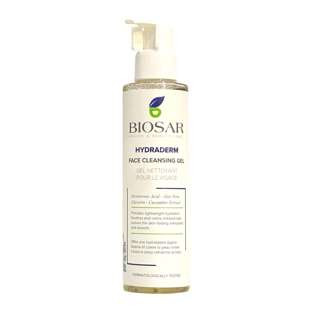 Biosar hydraderm face cleansing gel غسولی هایدرادێرمی بایۆسار