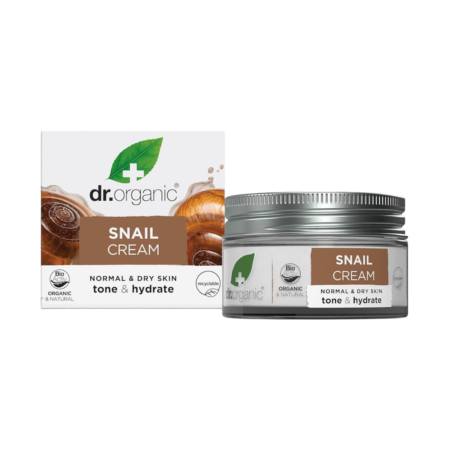 Dr organic snail cream کرێمی شێدارکەرەوەی حەلەزۆنی دکتۆر ئۆرگانیک