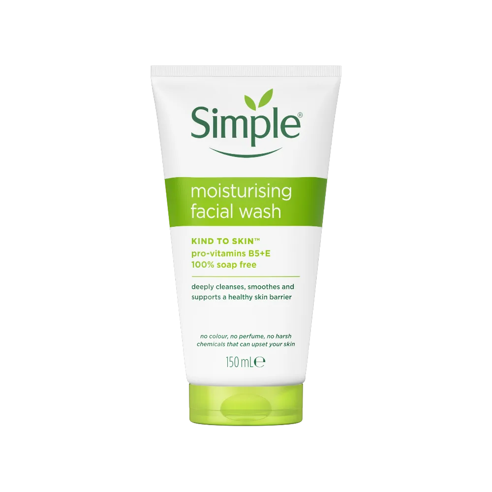 simple moisturizing facial wash foam غسولی بە کەفی سمپڵ