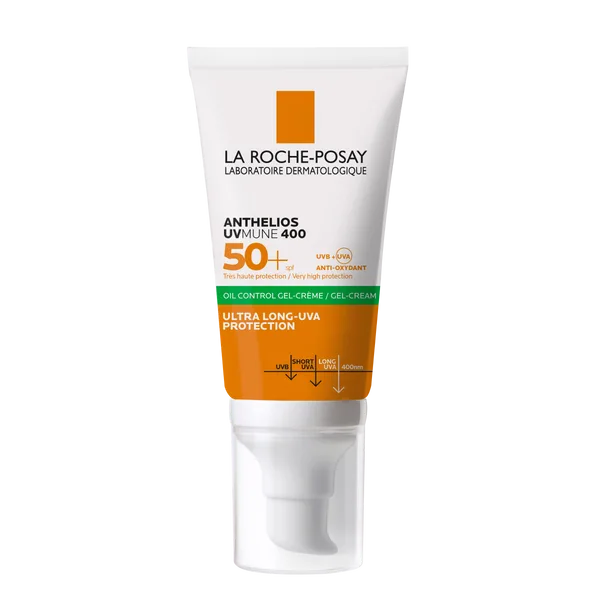 La roche-posay ANTHELIOS DRY TOUCH GEL-CREAM SPF50+ دژەخۆری جێڵ کرێمی لارۆش پۆزەی