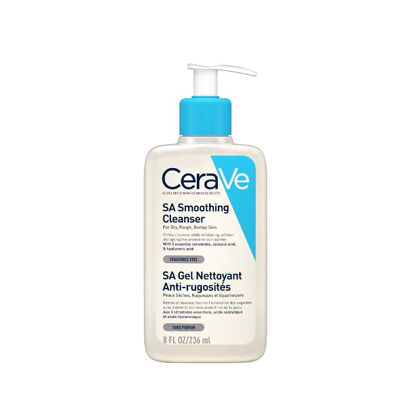 Cerave sa smoothing cleanser غسولی سێراڤی سالیسلیک ئەسیدی نەرمکەر