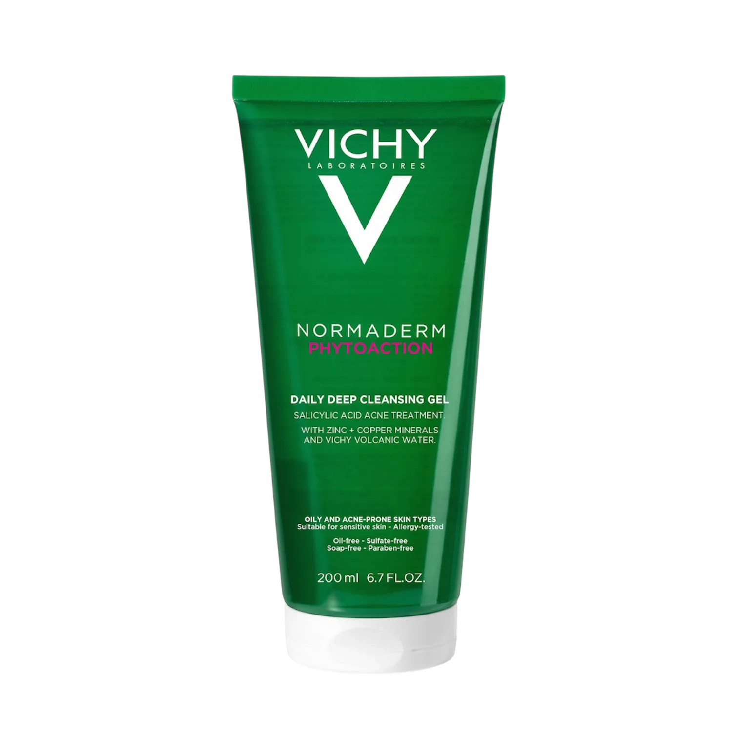 Vichy Normaderm Phytosolution Intensive Purifying Gel غسولی پاکەرەوەی چڕی کۆنترۆڵکەری چەوری ڤیچی 