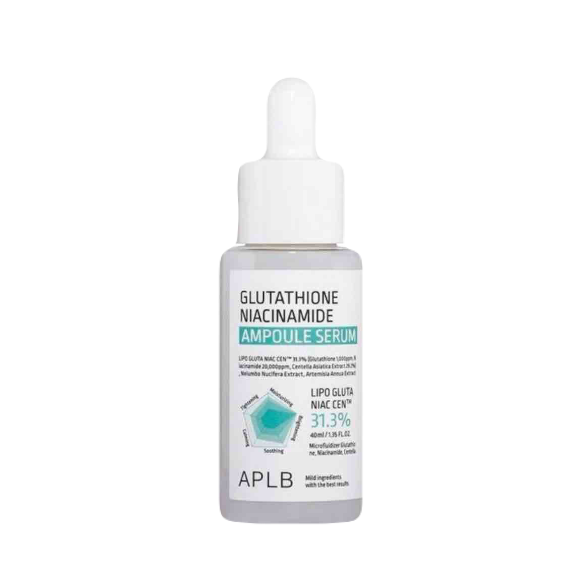 APLB glutathione niacinamide faical serum سیرەمی گلوتاثایۆن و نیاسینەمایدی ئەی پی ئێڵ بی