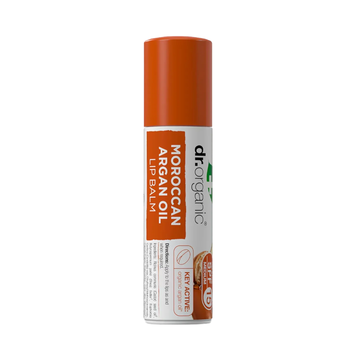   Dr Organic Moroccan Argan Oil Lip Balm SPF 15 5.7mlباڵمی لێوی زەیتی ئارگانی دکتۆر ئۆرگانیک