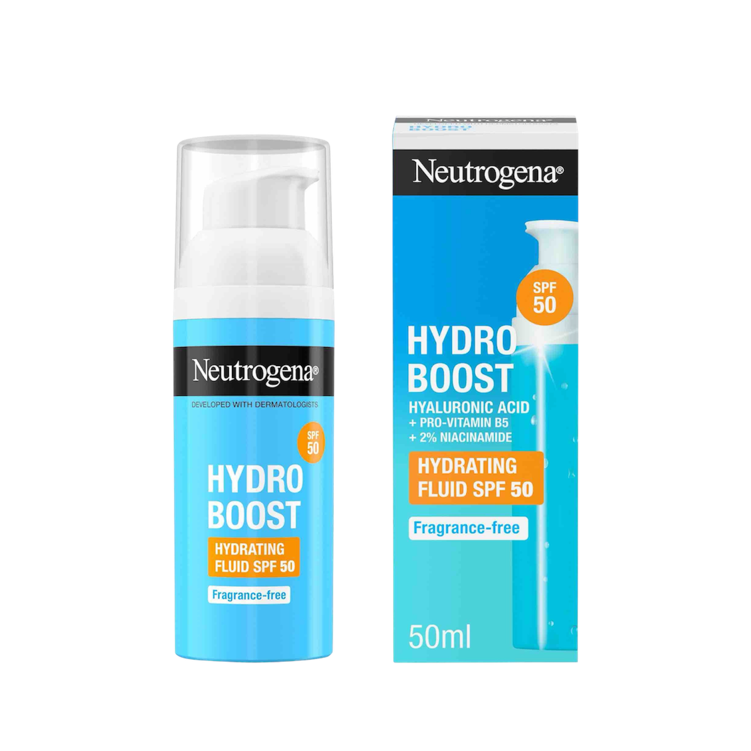 Neutrogena hydroboost fluid spf50 فلوودی جێڵی نیوترۆجینە 