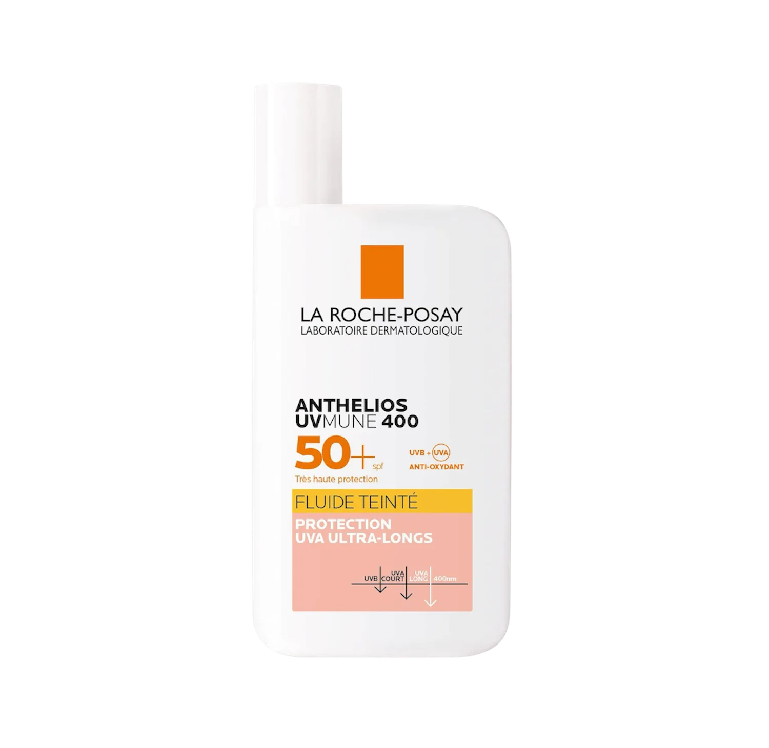 Anthelios UVMune 400 Invisible Fluid SPF50+ | La Roche-Posay دژەخۆری فلوود و بەتینتی لارۆش پۆزەی