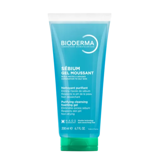 Bioderma sebium gel cleanser غسولی جێڵی بایۆدێرما