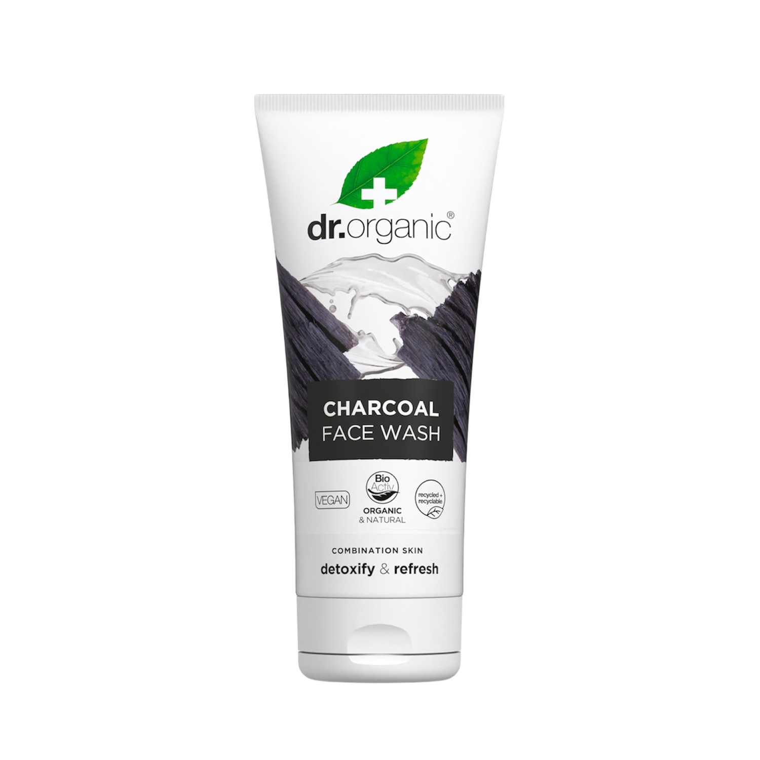 dr organic charcoal face wash غسولی خەڵوزی دکتۆر ئۆرگانیک