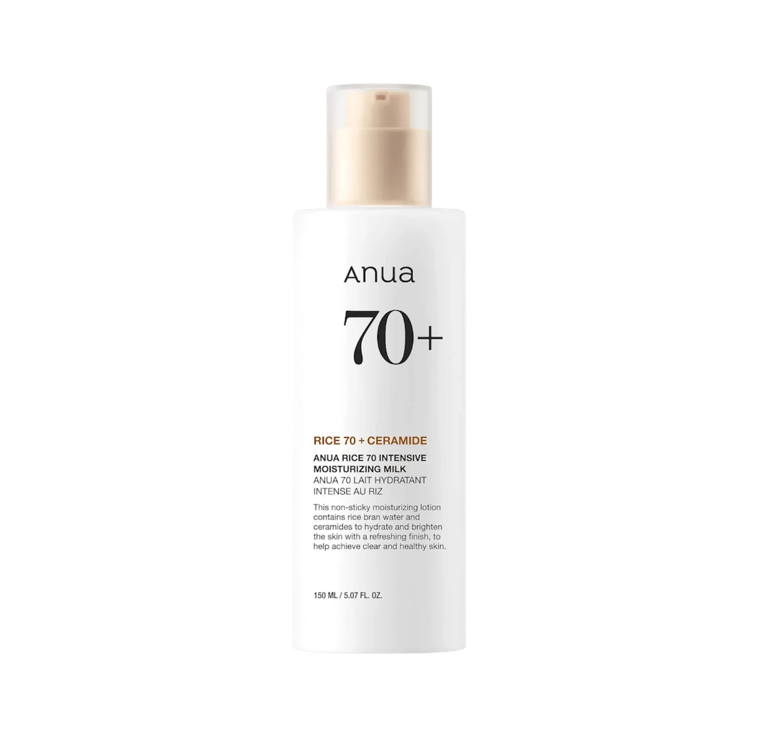 Anua - Rice 70 Intensive Moisturizing Milk شێدارکەرەوەی شیری برنجی ئانوا