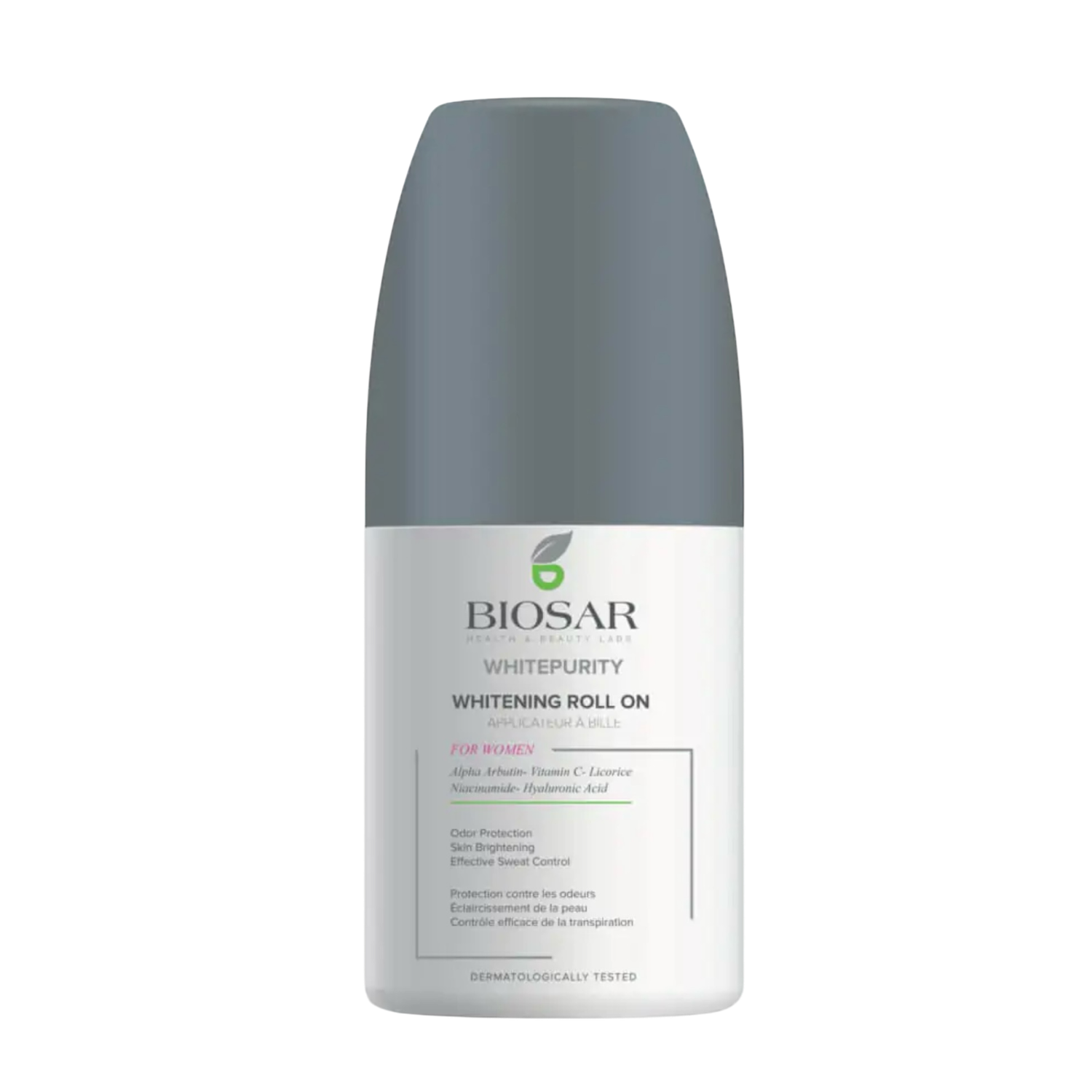 Biosar Whitening roll on (for women) ڕۆلەر و بەلسەمی ژێر باڵی ڕوونکەرەوەی بایۆسار