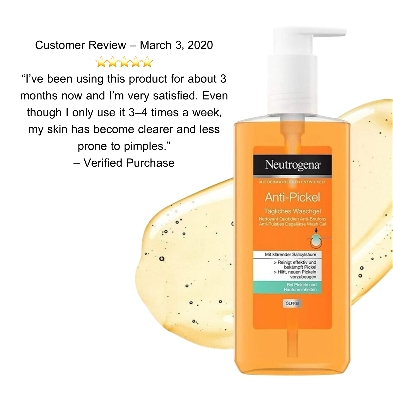 Neutrogena anti-pimple faical cleansing غسولی نیوترۆجینەی دژە زیپکە