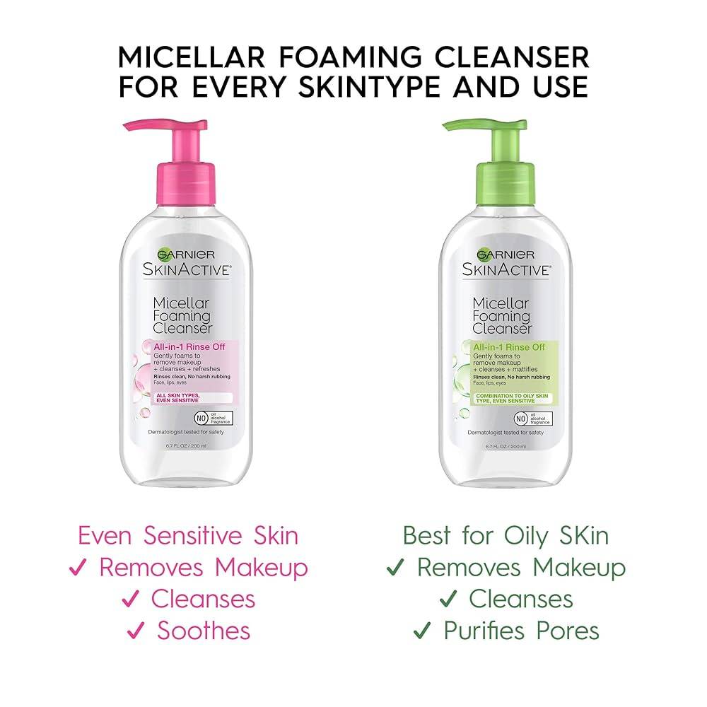 Garnier micellar cgel cleansing غسولی میسیلەری گارنەر