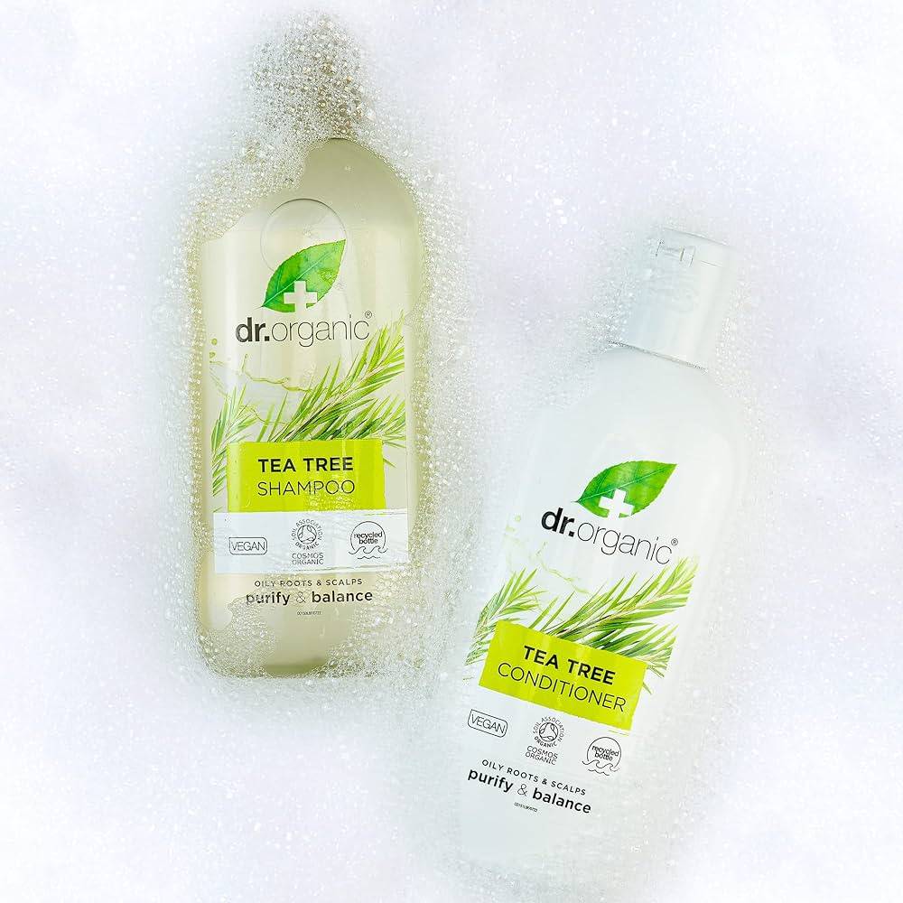 Dr organic tea tree shampoo شامپۆی داری چای دکتۆر ئۆرگانیک