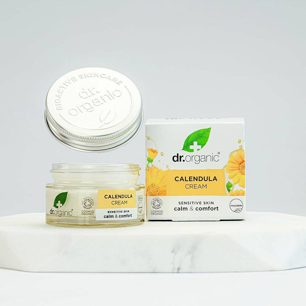 Dr organic calendula cream شێدارکەرەوەی کالیندولای دکتۆر ئۆرگانیک