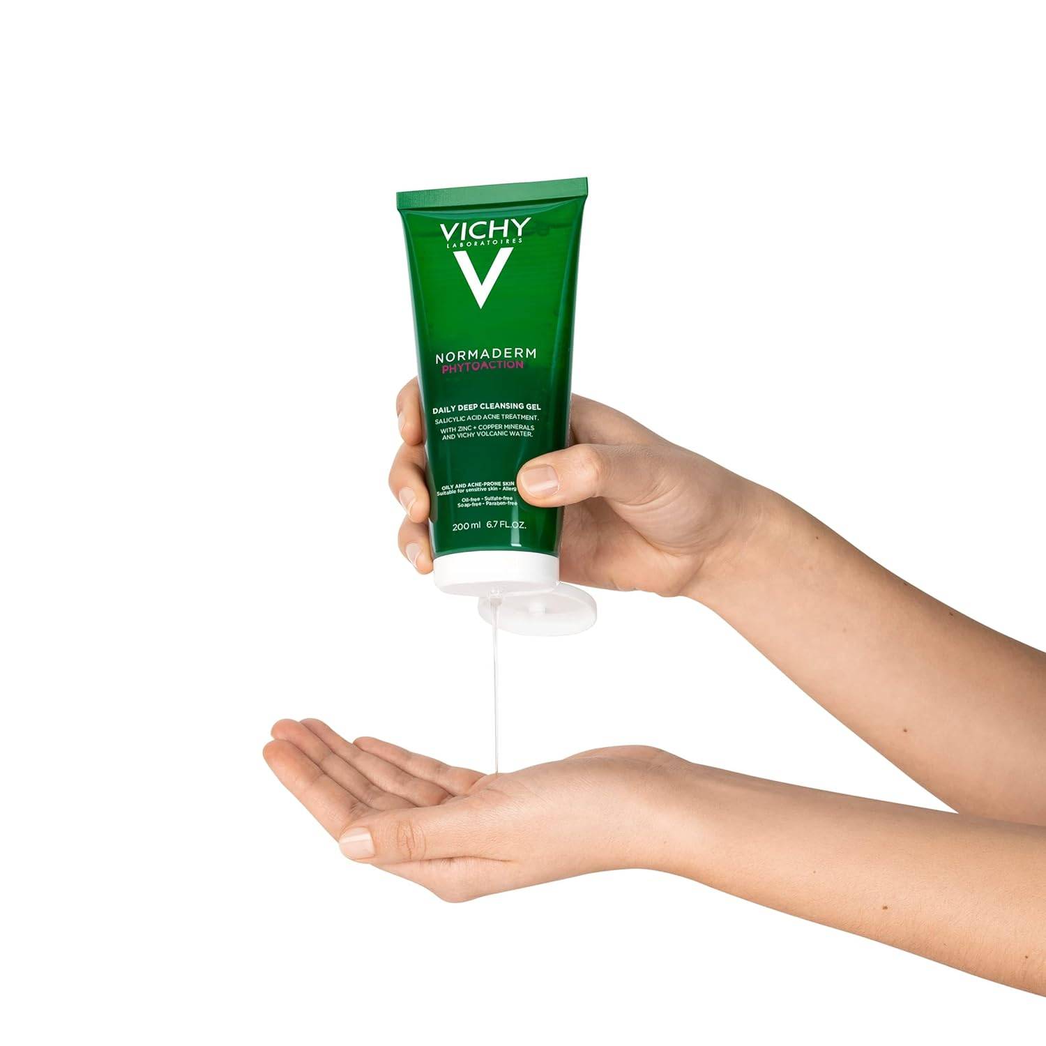 Vichy Normaderm Phytosolution Intensive Purifying Gel غسولی پاکەرەوەی چڕی کۆنترۆڵکەری چەوری ڤیچی 